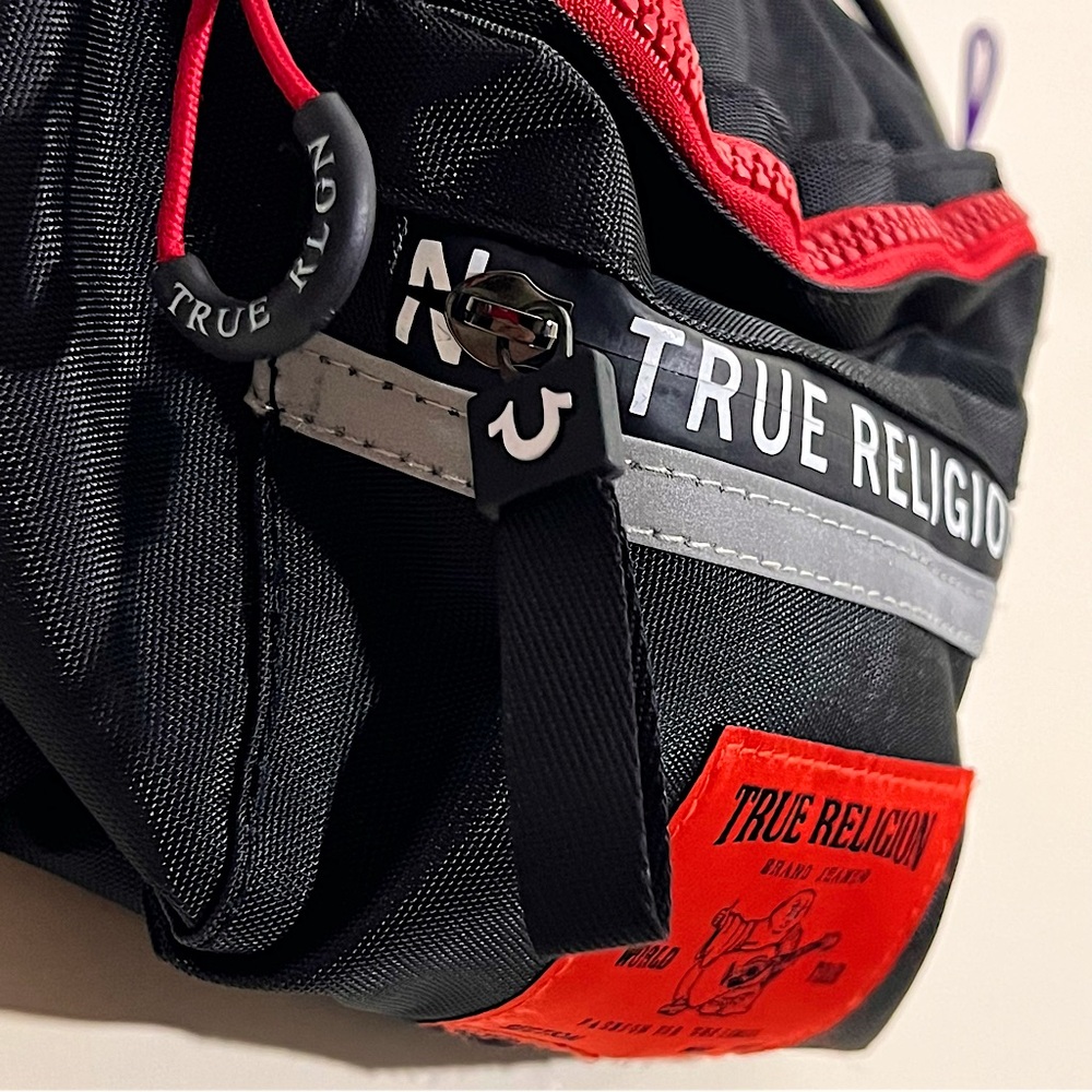 True religion black and red Fanny pack brand new